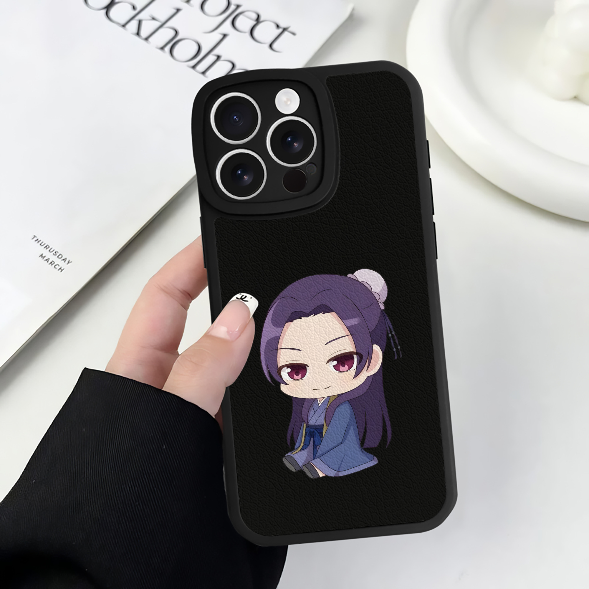 薬屋のひとりごと The Apothecary Diaries 【iPhone 16シリーズ対応】シリコンスマホケース（レザー調） 材質：シリコン